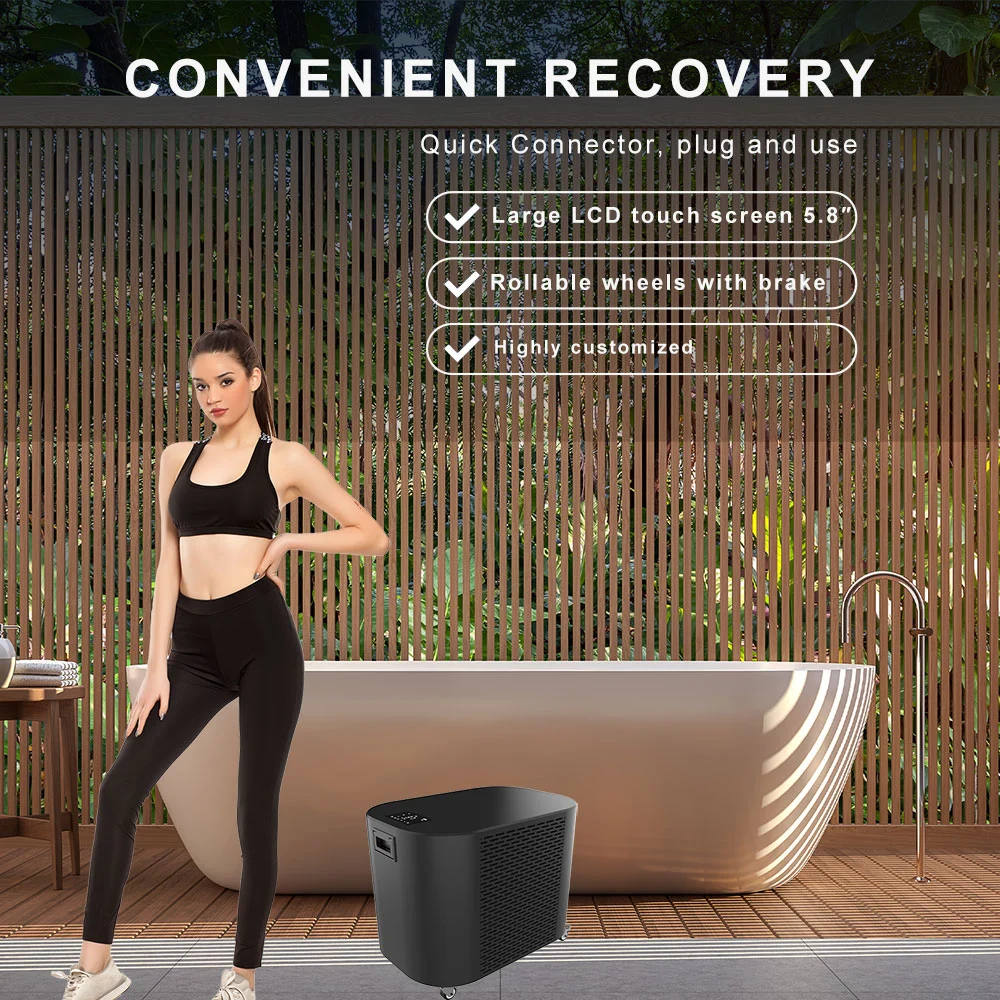 1Hp Ice Bath Chiller Wifi Controlled With Pump